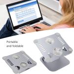 Laptop Stand V4.0 with Dual Silent Cooling Fans And Adjustment Wrench