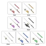 Mini Portable Pocket Fish Pen Aluminum Alloy Fishing Rod Pole Reel Combos - Compact and Convenient Fishing Gear for On-the-Go Anglers