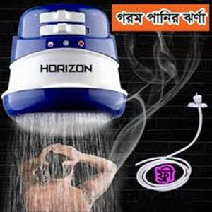 Electrical Instant Hot Water Shower-White And Blue