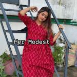 Anarkali -Meher Dress And Salwer Set By Her Modest