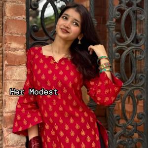 Rangamoti Kurti By Her Modest