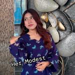 Nil Projapoti Kurti By Her Modest