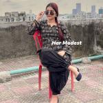 Kabbo Kurti and Salwer By Her Modest
