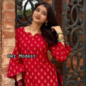 Rangamoti Kurti By Her Modest