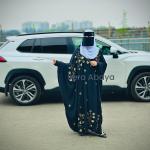 Embroidery Work Luxury Abaya Fabric By Sera Abaya
